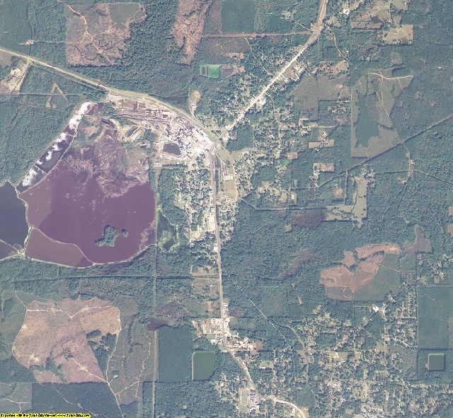 Jackson County, Louisiana aerial photography
