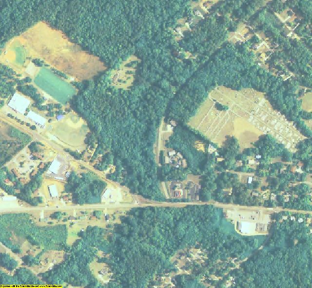 Jasper County, GA aerial photography detail