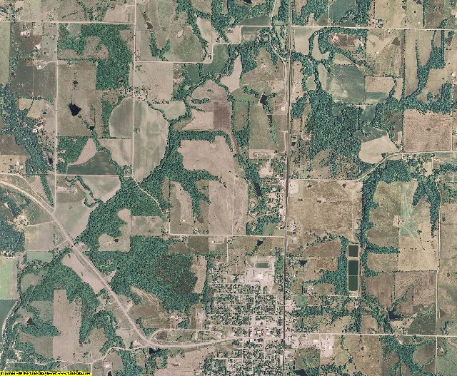 Jefferson County, Kansas aerial photography