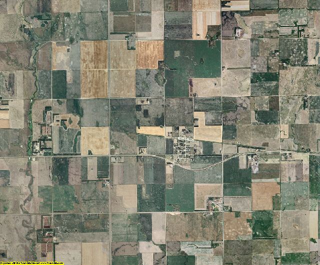 Jerauld County, South Dakota aerial photography