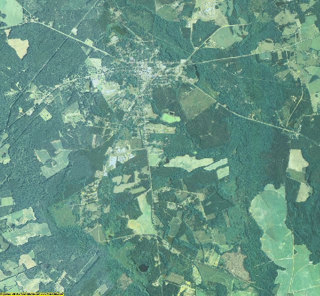 Johnson County, Georgia aerial photography