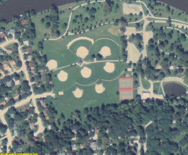 Johnson County, IA aerial photography detail