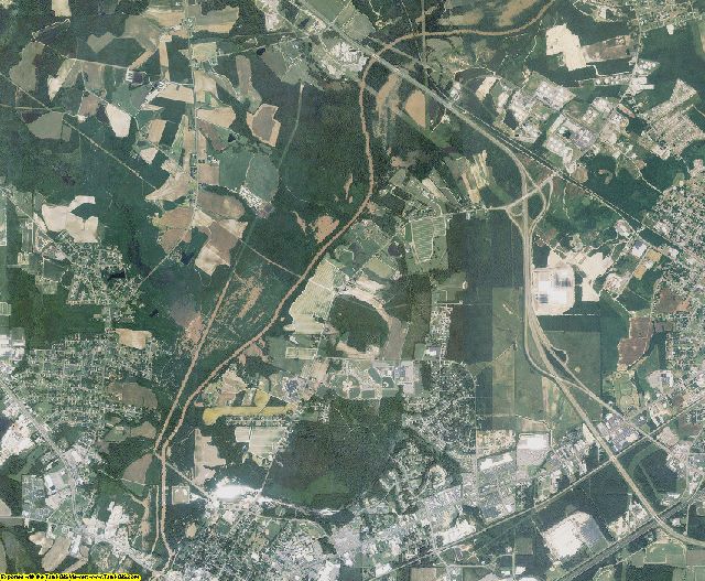 Johnston County, North Carolina aerial photography