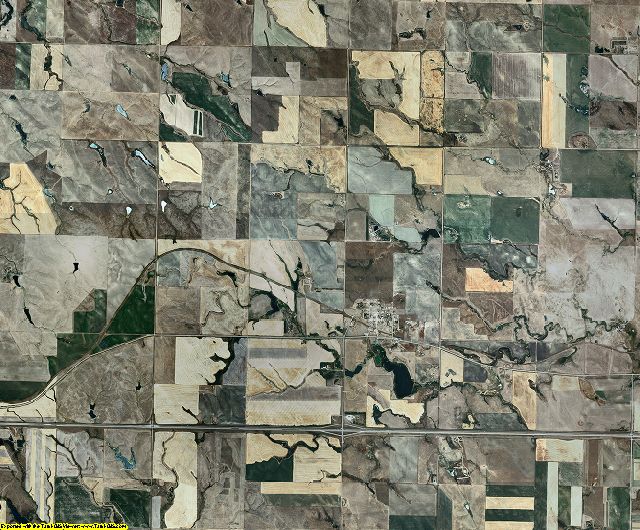 Jones County, South Dakota aerial photography