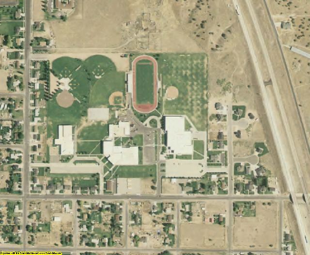 Juab County, UT aerial photography detail