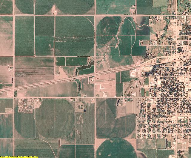 Kearney County, Nebraska aerial photography