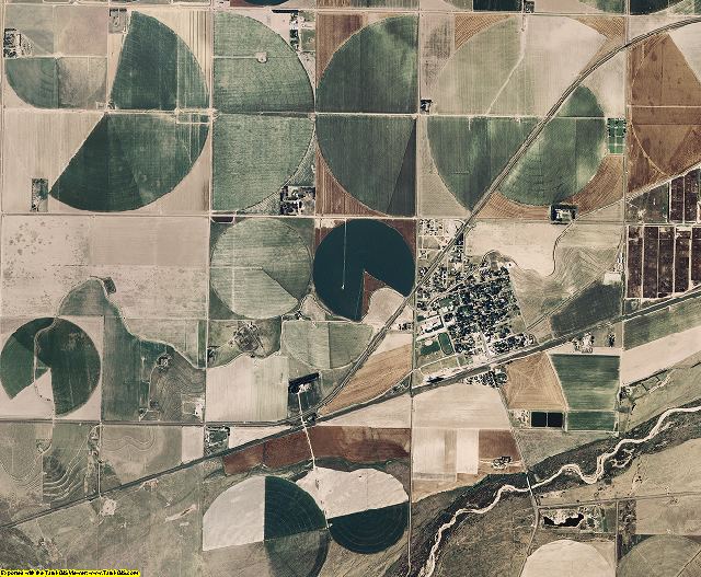 Kearny County, Kansas aerial photography