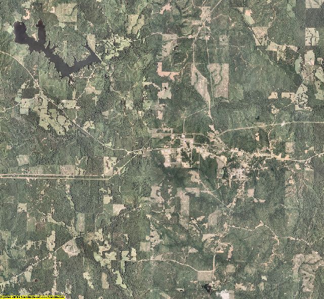 Kemper County, Mississippi aerial photography