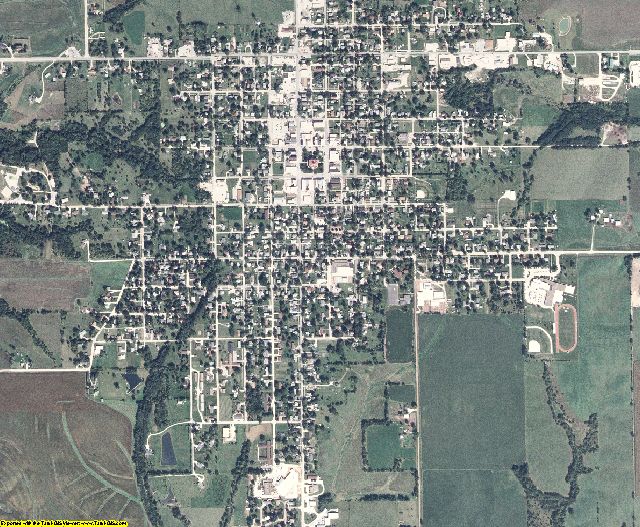 Keokuk County, Iowa aerial photography