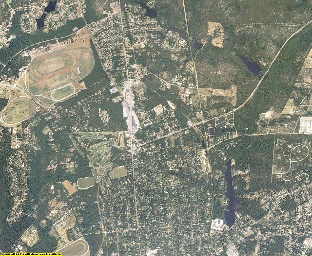 Kershaw County, South Carolina aerial photography