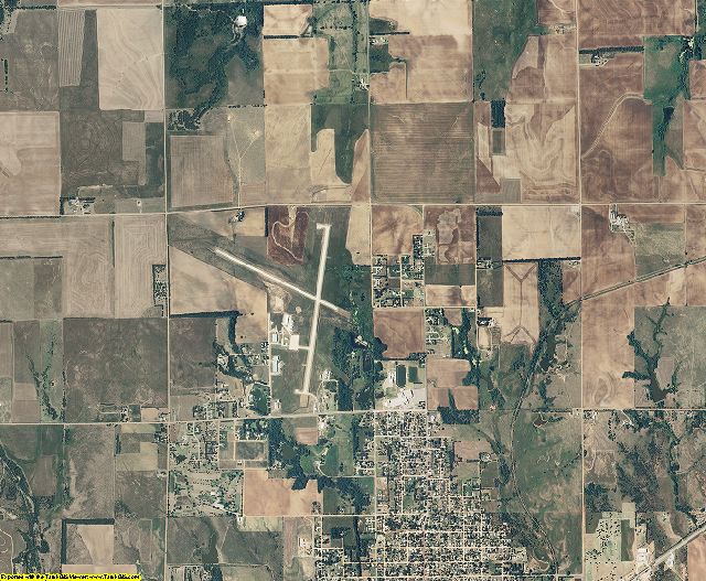 Kingman County, Kansas aerial photography