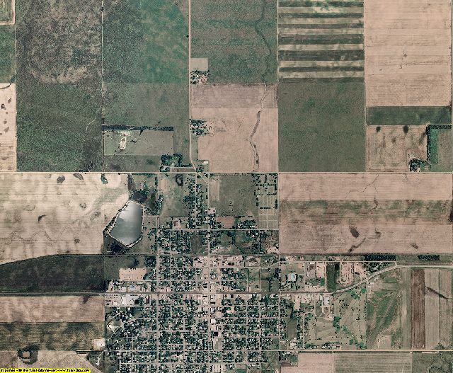 Kiowa County, Kansas aerial photography