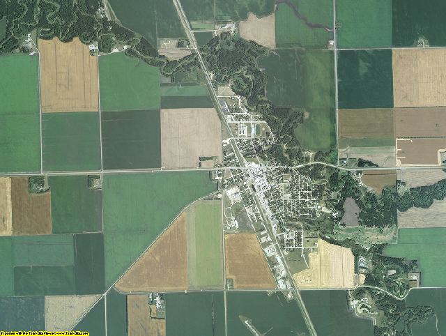 Kittson County, Minnesota aerial photography