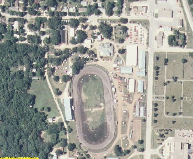 Kossuth County, IA aerial photography detail