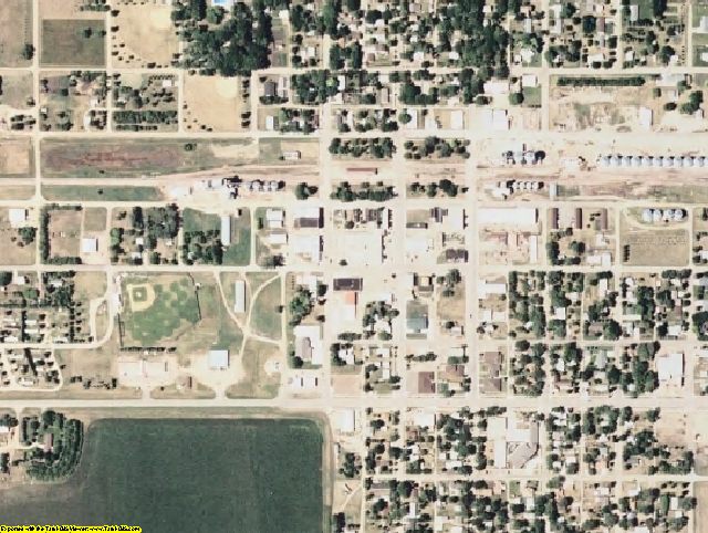 LaMoure County, ND aerial photography detail