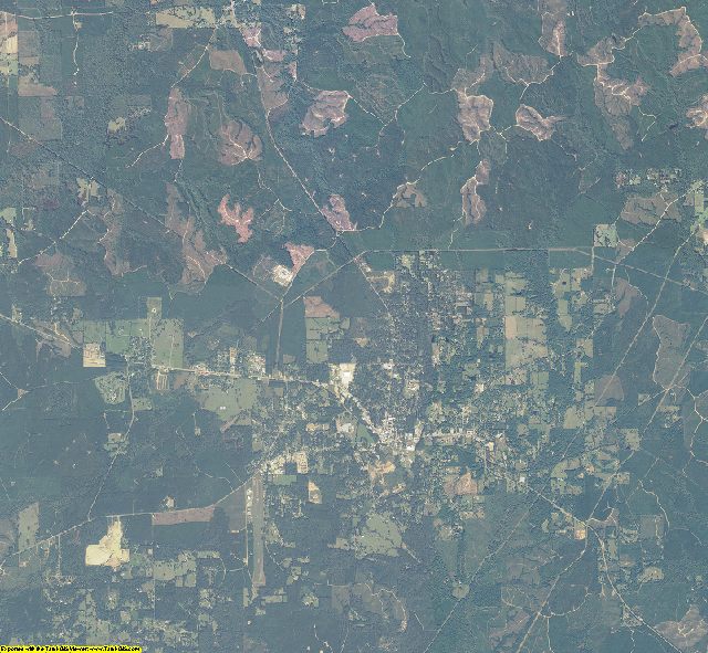 La Salle County, Louisiana aerial photography