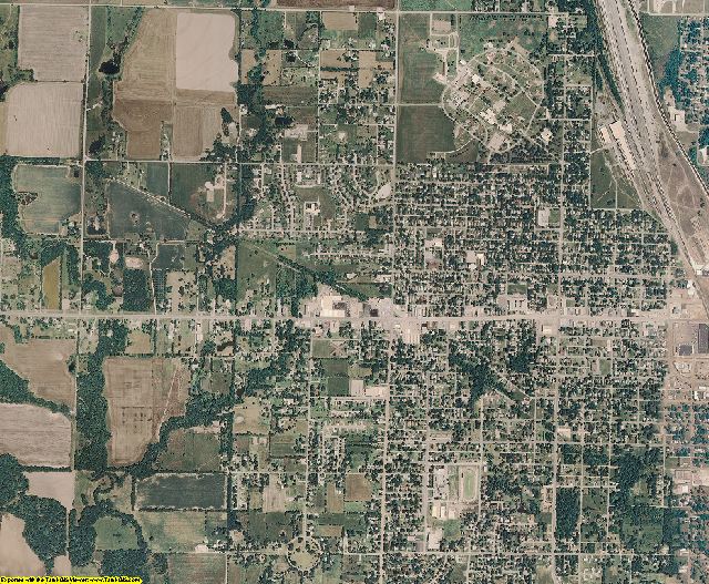 Labette County, Kansas aerial photography