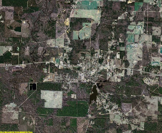 Lafayette County, Arkansas aerial photography