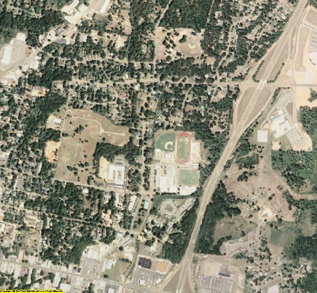 Lafayette County, MS aerial photography detail