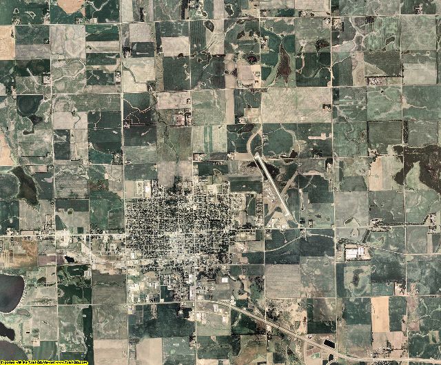 Lake County, South Dakota aerial photography