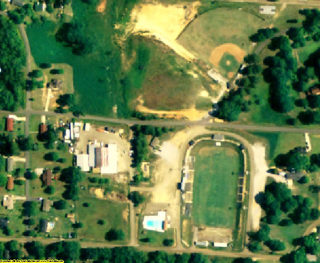 Lamar County, AL aerial photography detail