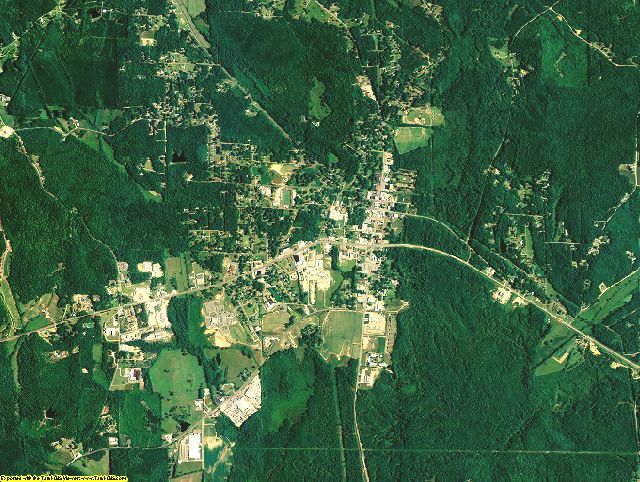 Lamar County, Alabama aerial photography