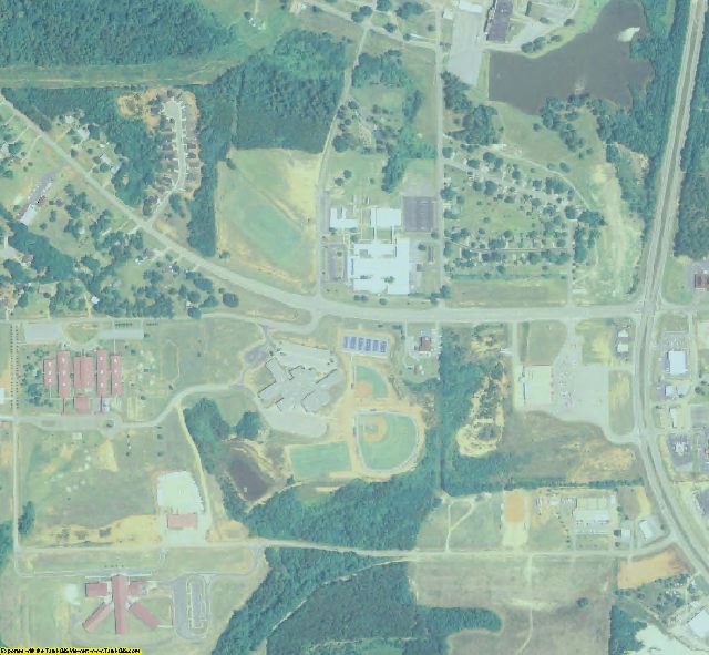 Lamar County, GA aerial photography detail
