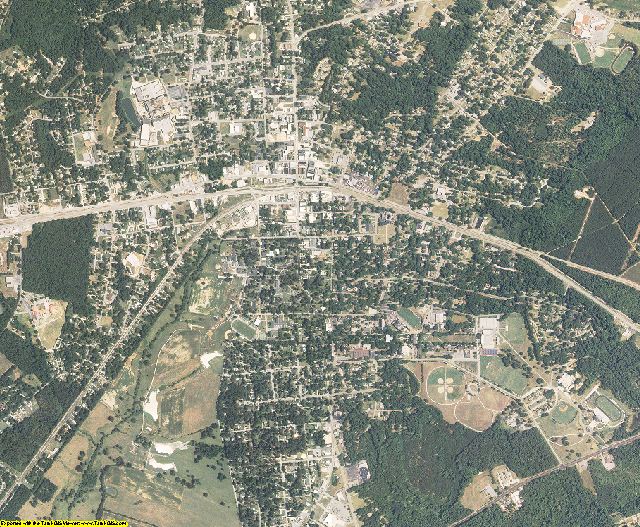 Laurens County, South Carolina aerial photography