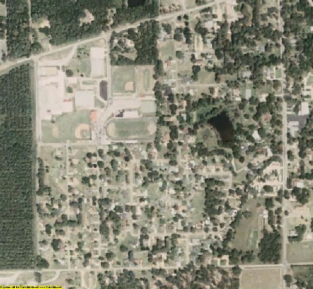 Lawrence County, MS aerial photography detail