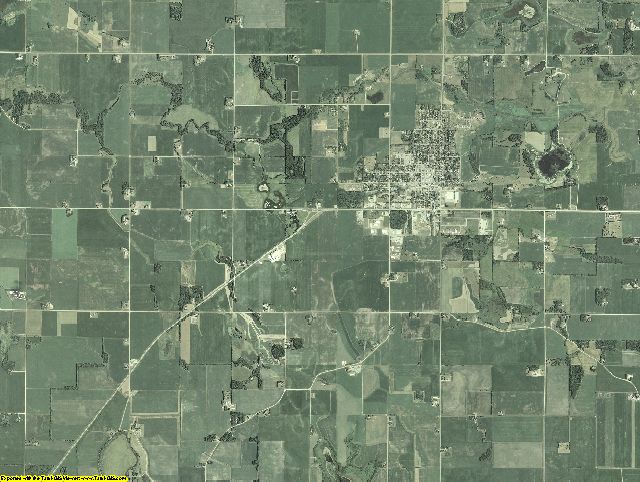 Le Sueur County, Minnesota aerial photography