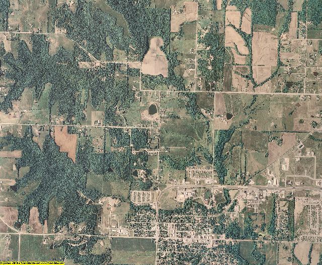 Leavenworth County, Kansas aerial photography