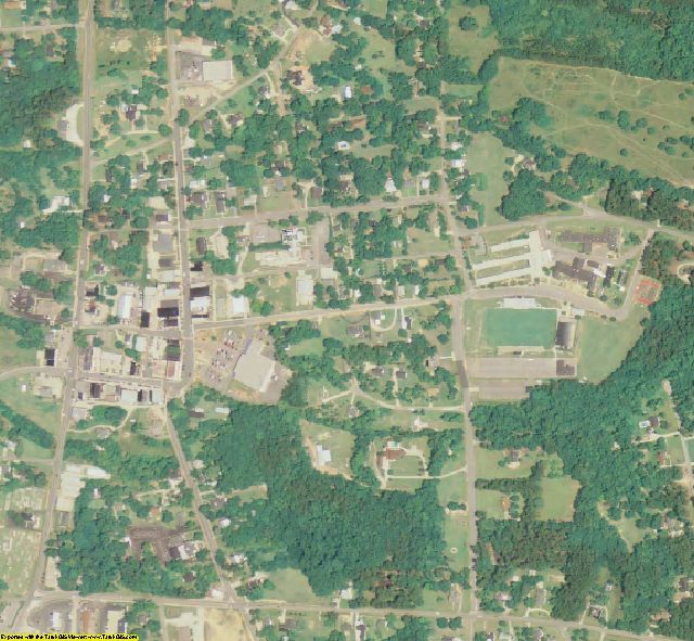 Lincoln County, GA aerial photography detail