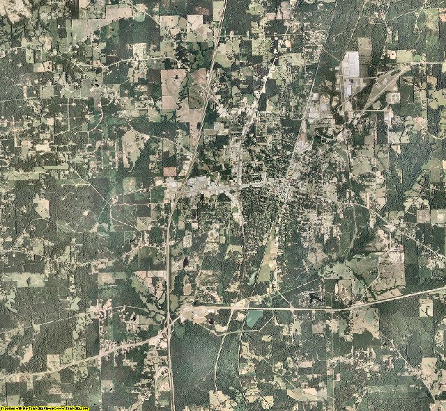 Lincoln County, Mississippi aerial photography