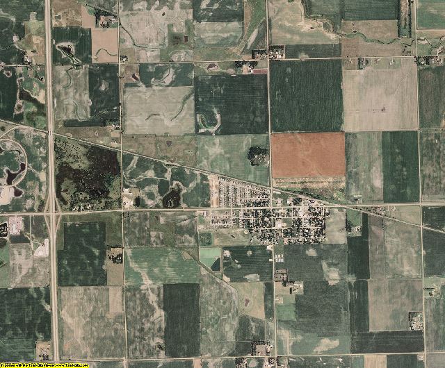 Lincoln County, South Dakota aerial photography