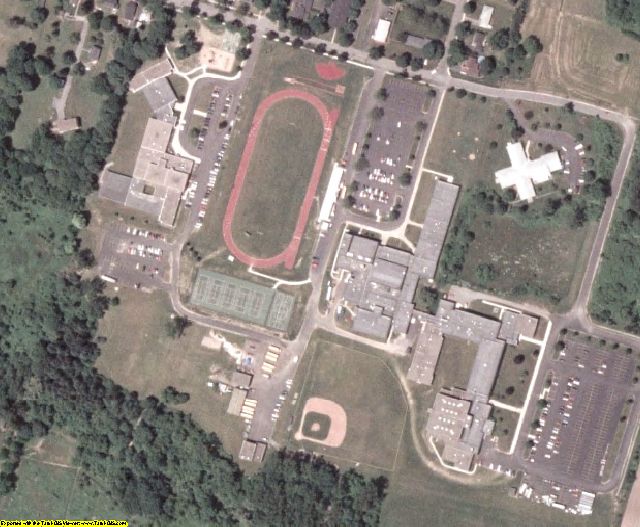 Livingston County, NY aerial photography detail