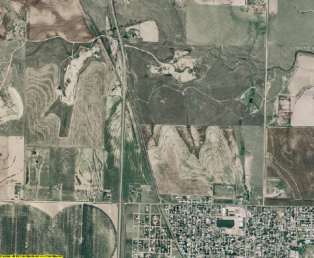 Logan County, Kansas aerial photography