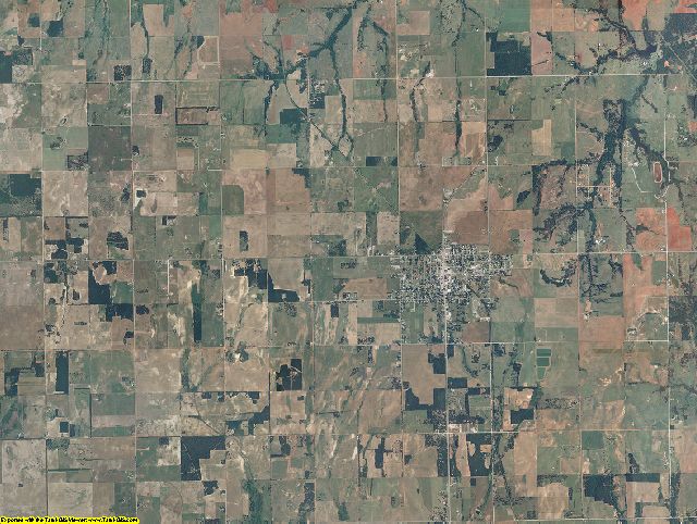 Logan County, Oklahoma aerial photography