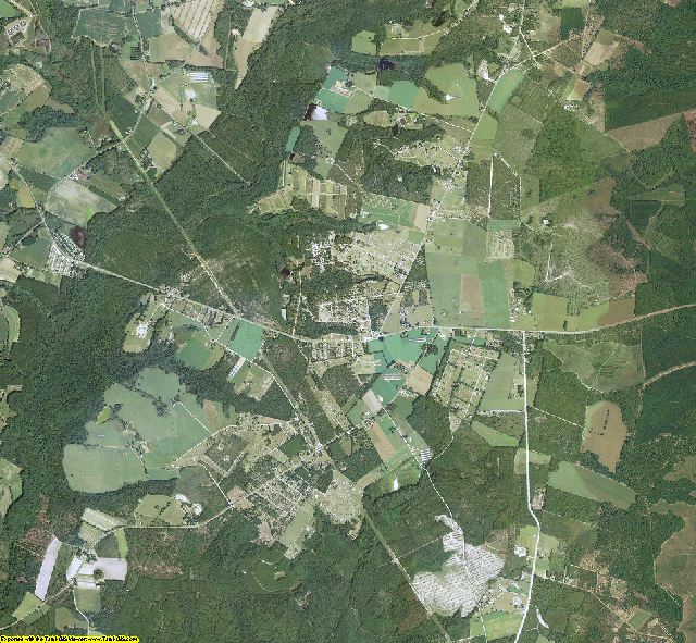 Long County, Georgia aerial photography