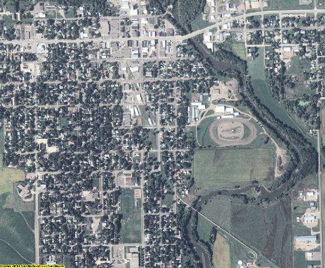 Lyon County, Iowa aerial photography