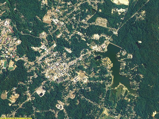 Macon County, Alabama aerial photography