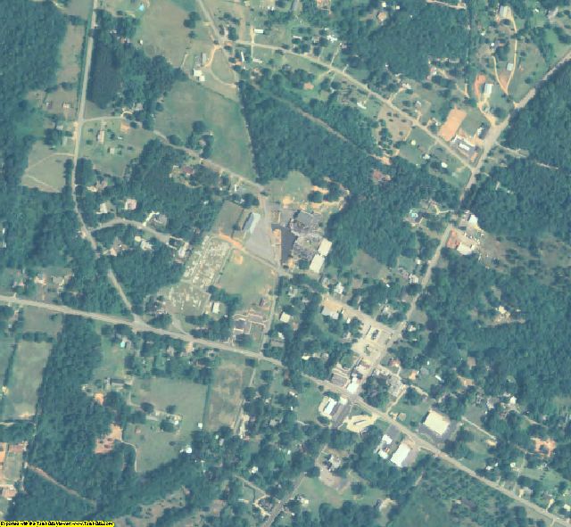 Madison County, GA aerial photography detail