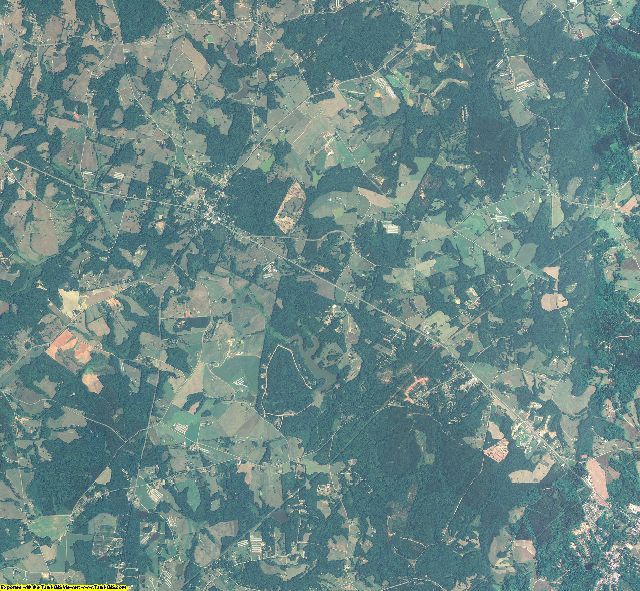 Madison County, Georgia aerial photography