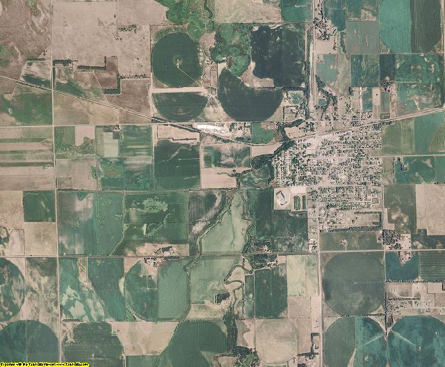 Madison County, Nebraska aerial photography