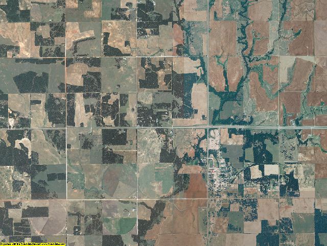 Major County, Oklahoma aerial photography