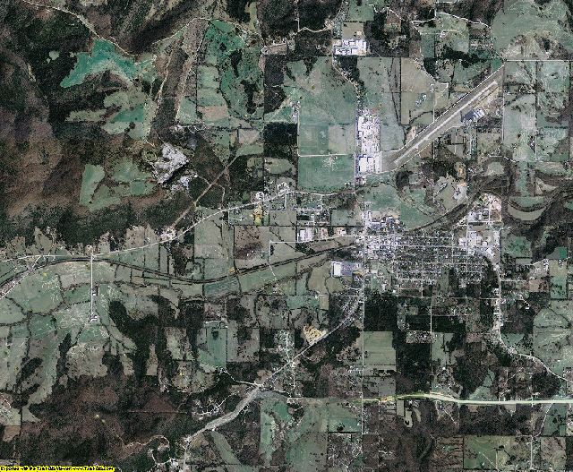 Marion County, Arkansas aerial photography