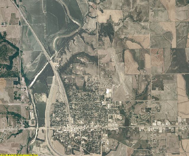 Marshall County, Kansas aerial photography