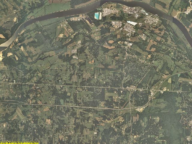 Marshall County, Kentucky aerial photography