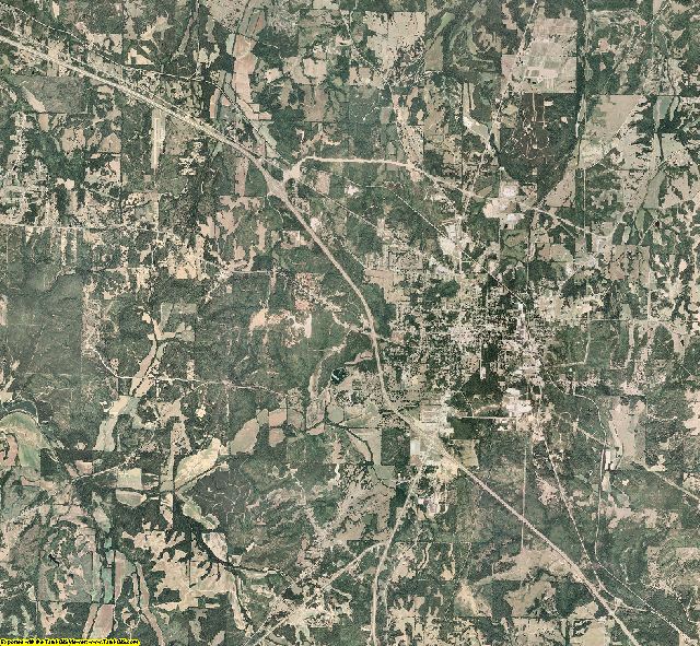 Marshall County, Mississippi aerial photography
