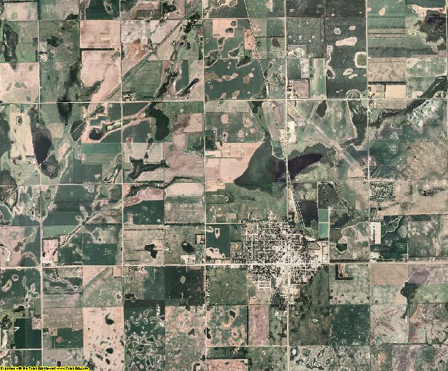 Marshall County, South Dakota aerial photography
