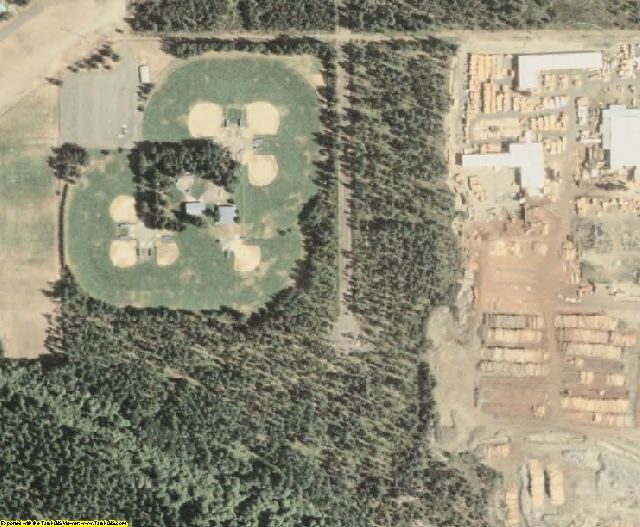 Mason County, WA aerial photography detail